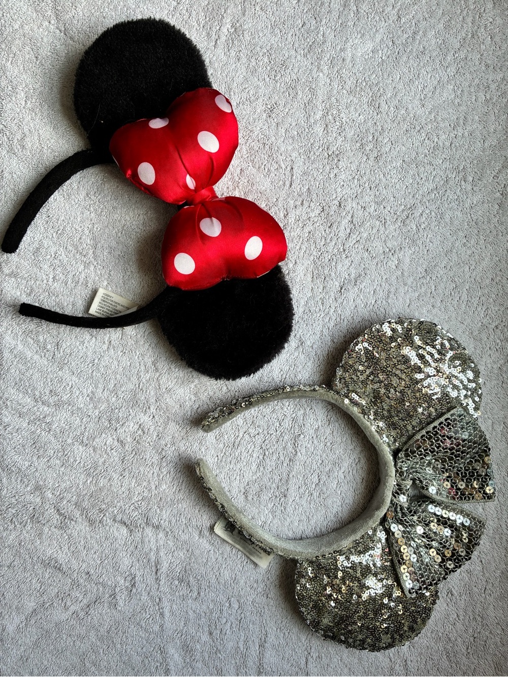 Original and Silver Mickey Ears